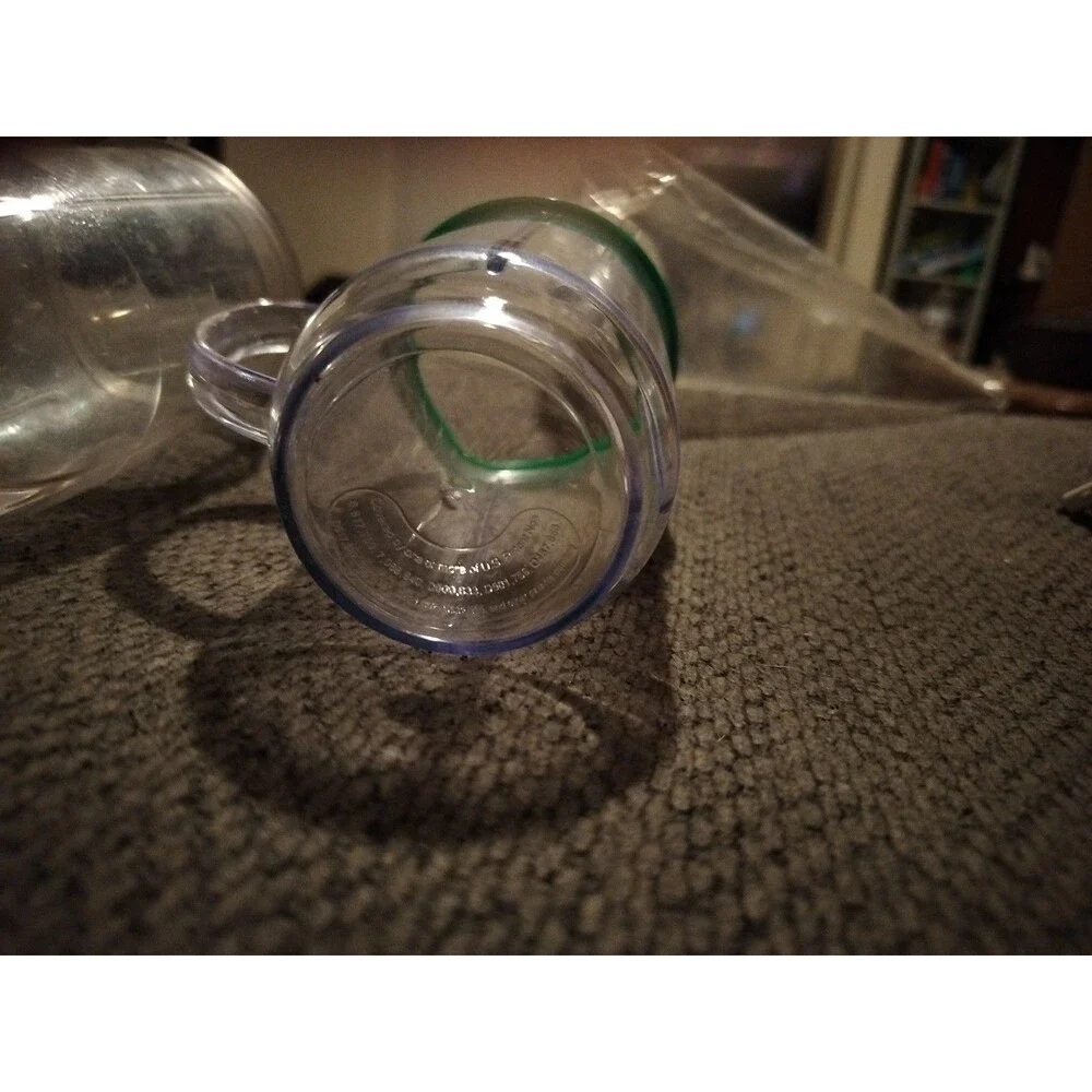 3 Replacement Jar Cups 16 Oz Tall Handle Short Magic Bullet, Blendpar, Blendin